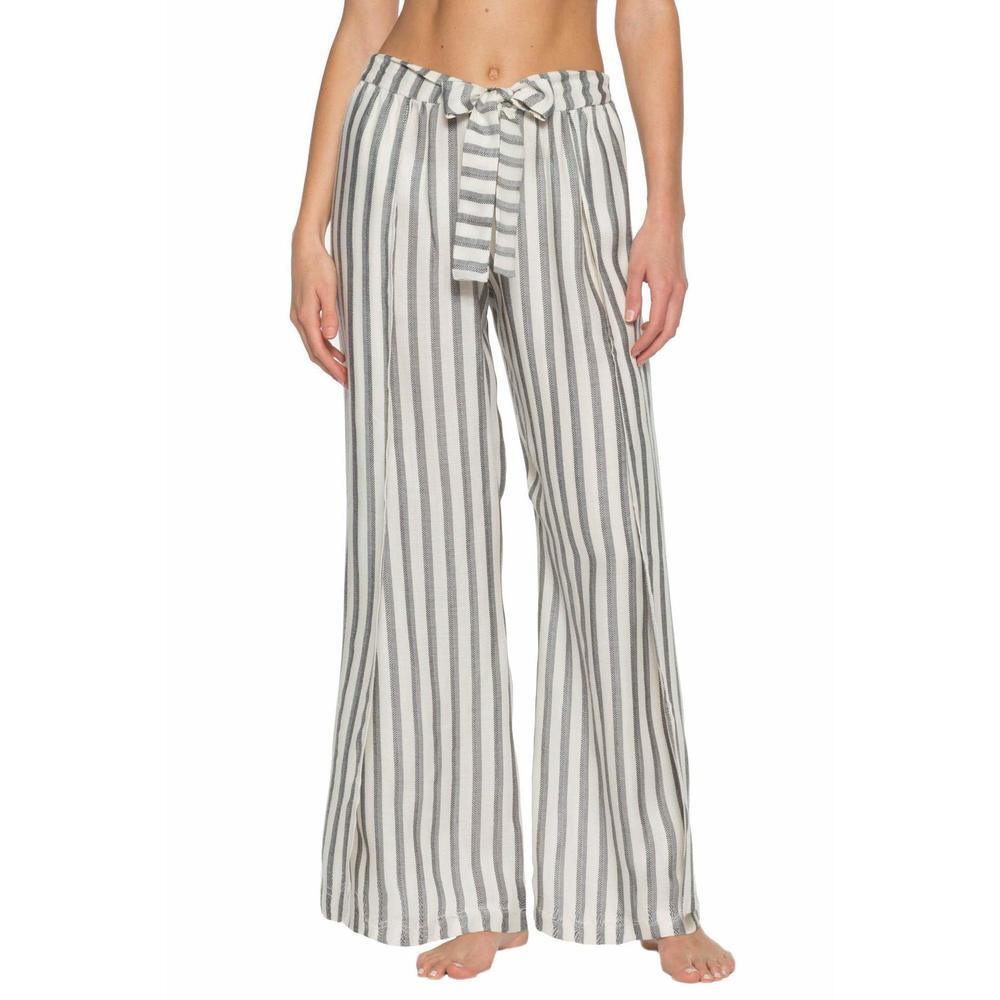 Becca by Rebecca Virtue Women's Getaway Split Front Pants Swim Cover Up Multi M